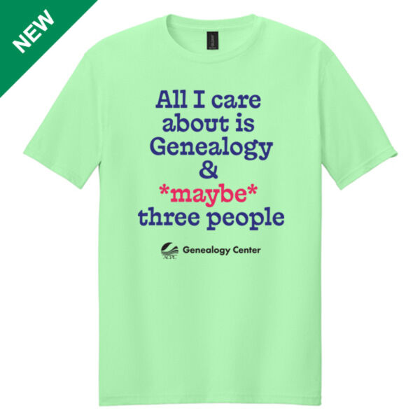 64000 - DIG - A366-S8.0-2026 - Genealogy T-Shirt Thumbnail
