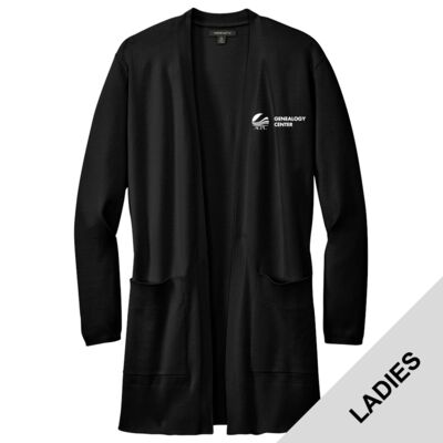 ACPL Customers Genealogy - Women's Open Front Cardigan Sweater Thumbnail