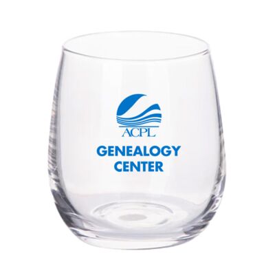 ACPL Genealogy - 10oz Sublimation Stemless Wine Glass Thumbnail