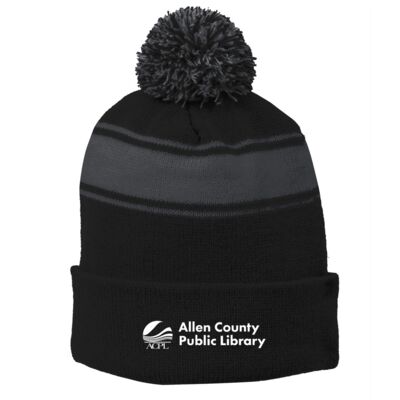 ACPL Staff - Stripe Pom Pom Beanie Thumbnail