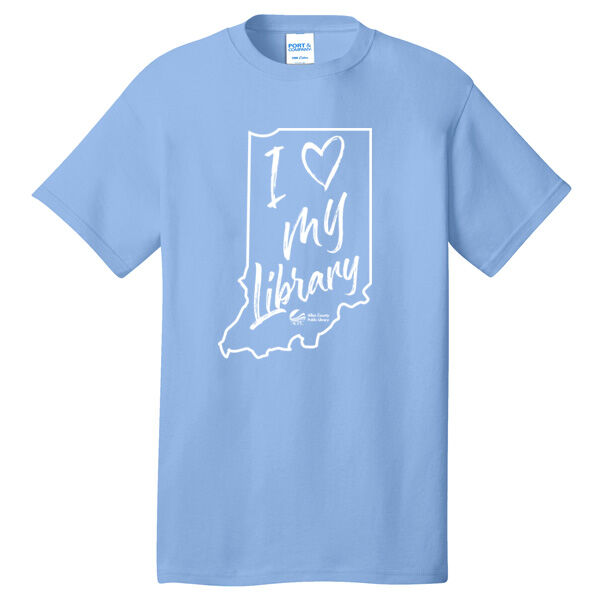 PC54 - DIG - A366-S2.1-2024 - I Love My Library T-Shirt Thumbnail