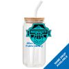 ACPL - 18oz Glass Can with Bamboo Lid Thumbnail