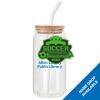 ACPL - 18oz Glass Can with Bamboo Lid Thumbnail