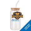ACPL - 18oz Glass Can with Bamboo Lid Thumbnail