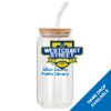 ACPL - 18oz Glass Can with Bamboo Lid Thumbnail