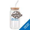 ACPL - 18oz Glass Can with Bamboo Lid Thumbnail