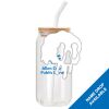 ACPL - 18oz Glass Can with Bamboo Lid Thumbnail