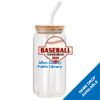 ACPL - 18oz Glass Can with Bamboo Lid Thumbnail