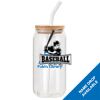 ACPL - 18oz Glass Can with Bamboo Lid Thumbnail
