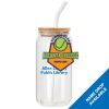ACPL - 18oz Glass Can with Bamboo Lid Thumbnail