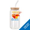 ACPL - 18oz Glass Can with Bamboo Lid Thumbnail