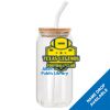 ACPL - 18oz Glass Can with Bamboo Lid Thumbnail