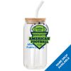 ACPL - 18oz Glass Can with Bamboo Lid Thumbnail