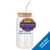 ACPL - 18oz Glass Can with Bamboo Lid Thumbnail