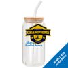 ACPL - 18oz Glass Can with Bamboo Lid Thumbnail