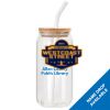 ACPL - 18oz Glass Can with Bamboo Lid Thumbnail