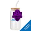 ACPL - 18oz Glass Can with Bamboo Lid Thumbnail