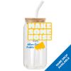 ACPL - 18oz Glass Can with Bamboo Lid Thumbnail