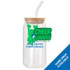 ACPL - 18oz Glass Can with Bamboo Lid Thumbnail
