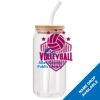 ACPL - 18oz Glass Can with Bamboo Lid Thumbnail
