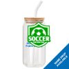 ACPL - 18oz Glass Can with Bamboo Lid Thumbnail