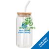 ACPL - 18oz Glass Can with Bamboo Lid Thumbnail