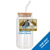 ACPL - 18oz Glass Can with Bamboo Lid Thumbnail