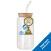 ACPL - 18oz Glass Can with Bamboo Lid Thumbnail