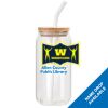 ACPL - 18oz Glass Can with Bamboo Lid Thumbnail