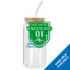 ACPL - 18oz Glass Can with Bamboo Lid Thumbnail