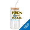 ACPL - 18oz Glass Can with Bamboo Lid Thumbnail