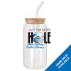 ACPL - 18oz Glass Can with Bamboo Lid Thumbnail