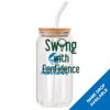 ACPL - 18oz Glass Can with Bamboo Lid Thumbnail
