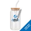 ACPL - 18oz Glass Can with Bamboo Lid Thumbnail