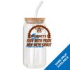 ACPL - 18oz Glass Can with Bamboo Lid Thumbnail