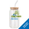 ACPL - 18oz Glass Can with Bamboo Lid Thumbnail