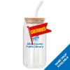 ACPL - 18oz Glass Can with Bamboo Lid Thumbnail