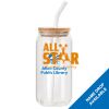 ACPL - 18oz Glass Can with Bamboo Lid Thumbnail